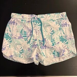 Columbia Blue and Purple Athletic Shorts Nautical Print